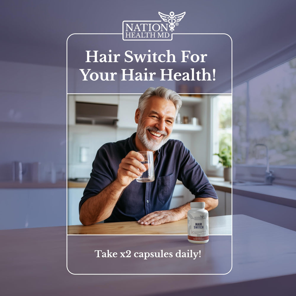 Nation Health MD Hair Switch designed for men and women.