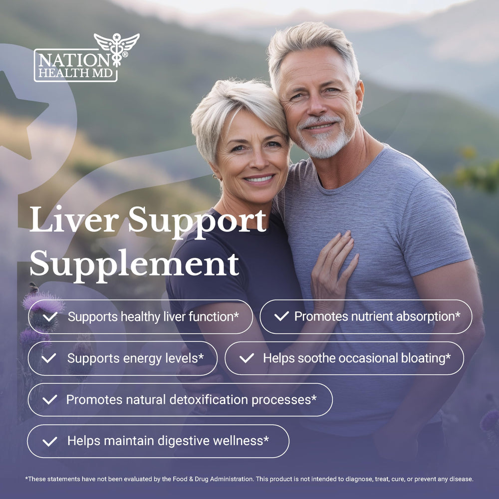 Nation Health MD Liver Renew artichoke extract highlight supports digestion