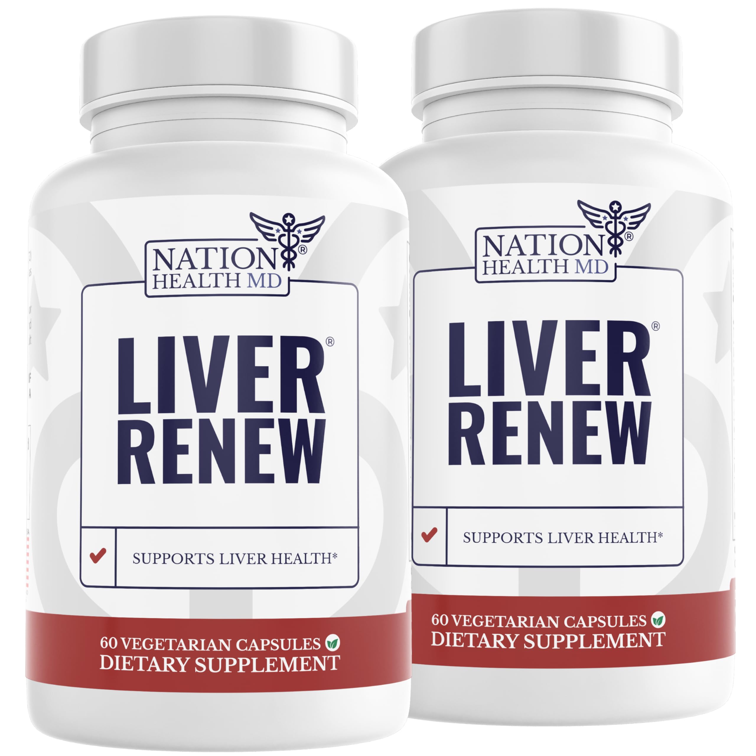 Nation Health MD Liver Renew bottle front for daily liver support