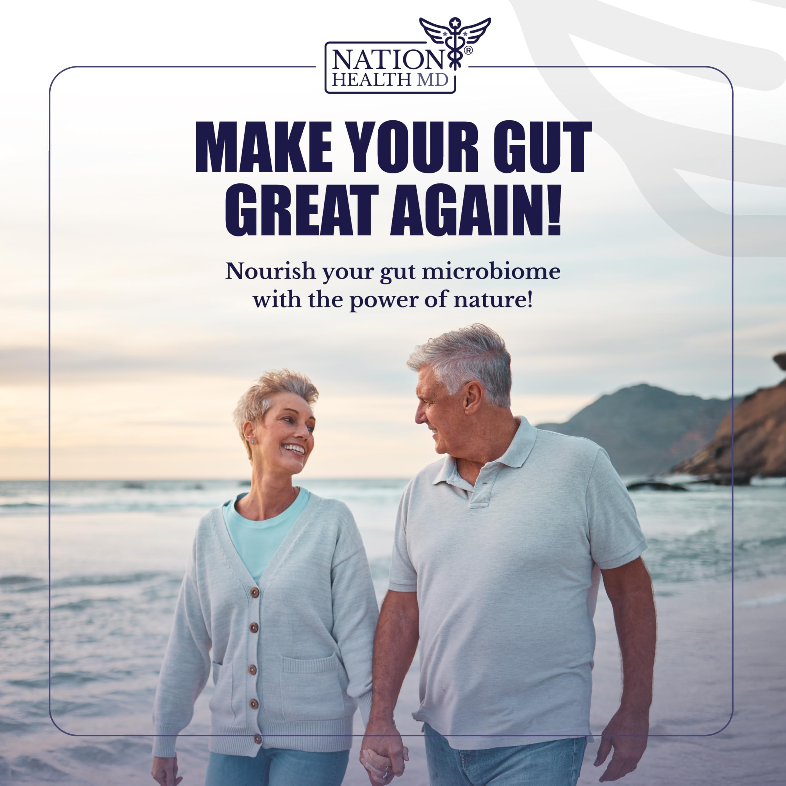 Morning routine scene with prebiotics to support digestive wellness.