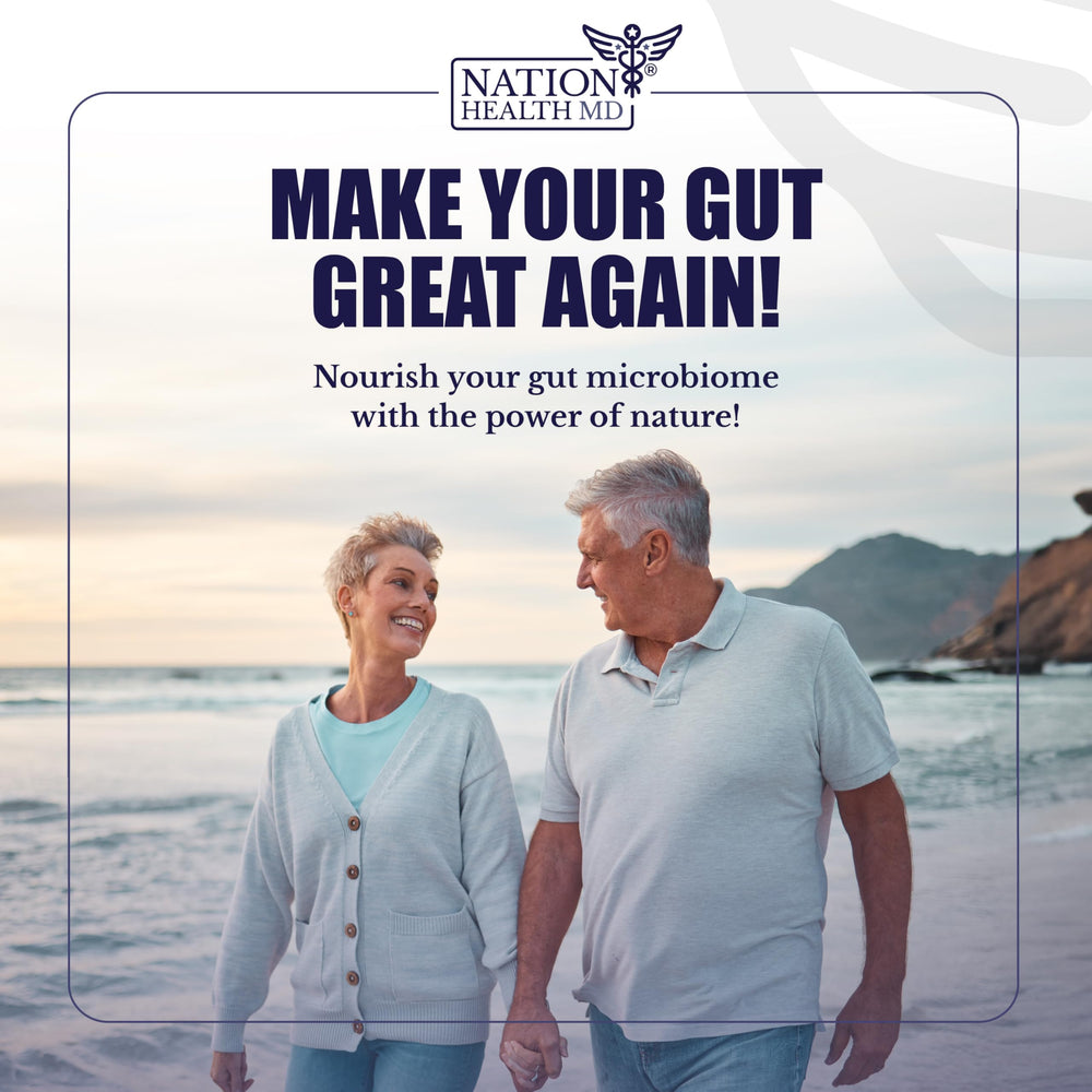 Morning routine scene with prebiotics to support digestive wellness.