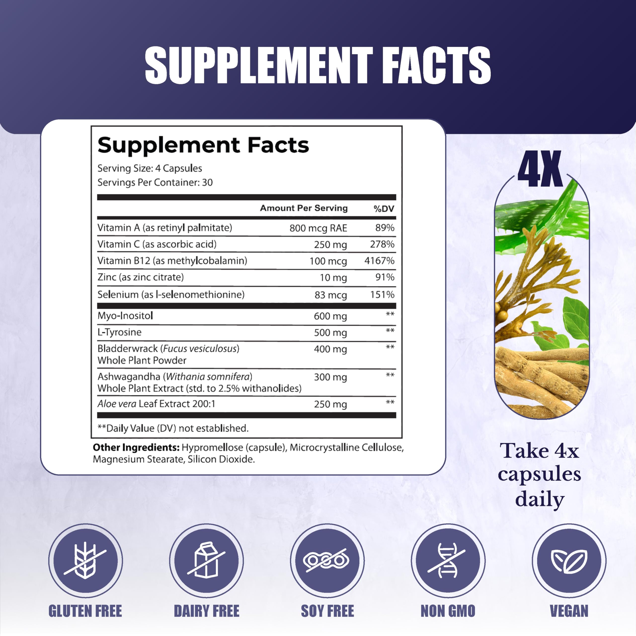 Nation Health MD Thyro Support capsules close-up for daily use.