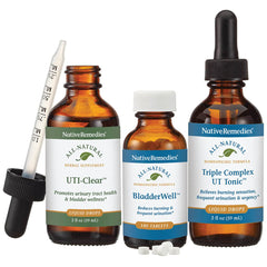 Native Remedies Bladder Plus UltraPack bundle on a clean surface, suggesting natural urinary support.
