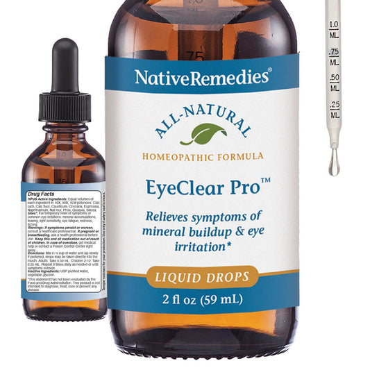 Native Remedies EyeClear Pro bottle for daily eye wellness and comfort.