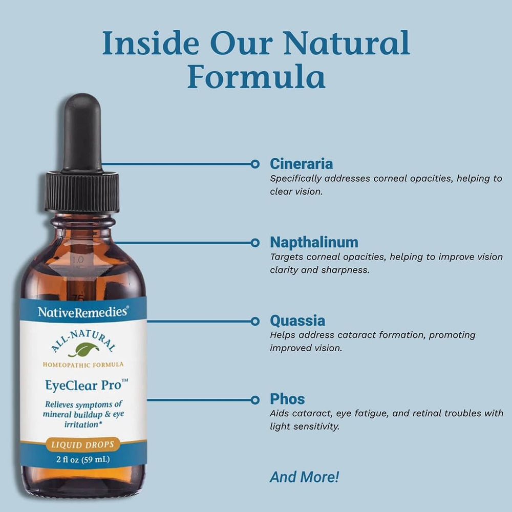 EyeClear Pro liquid solution ideal for daily eye comfort.