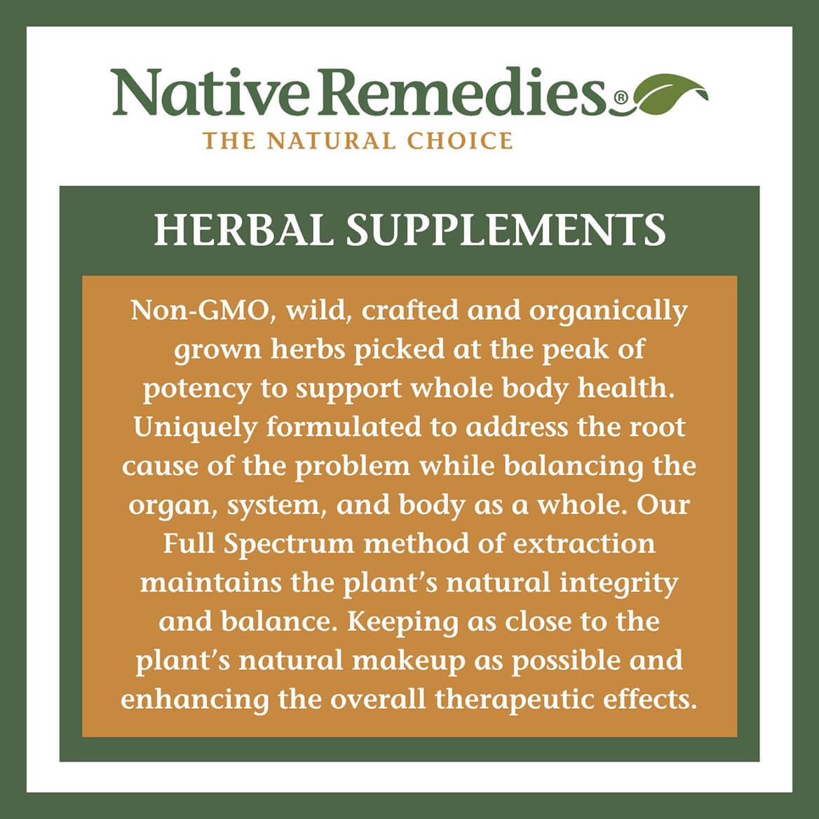 Native Remedies Focus Formula in FDA-registered facility context signals quality manufacturing.