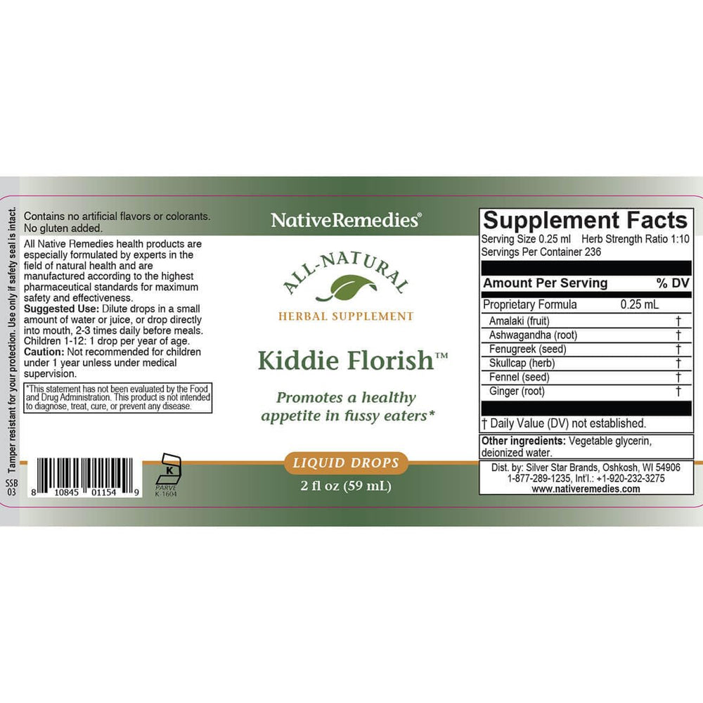 Kid‑friendly packaging of Kiddie Florish with simple dosing cues