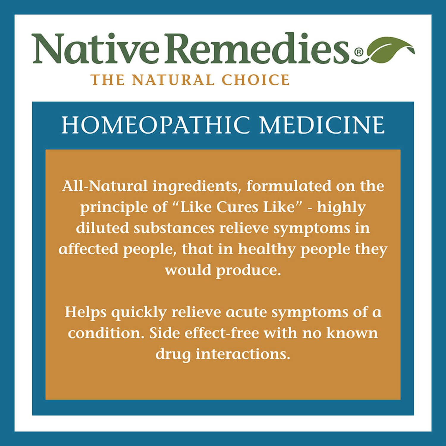 Native Remedies Mucus-Clear box open reveals included items