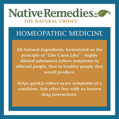 Native Remedies Mucus-Clear box open reveals included items