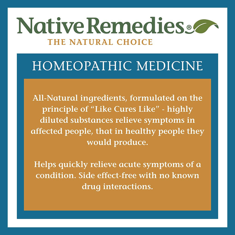 Packaging of Native Remedies Mucus-Clear Nighttime on shelf
