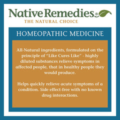 Packaging of Native Remedies Mucus-Clear Nighttime on shelf