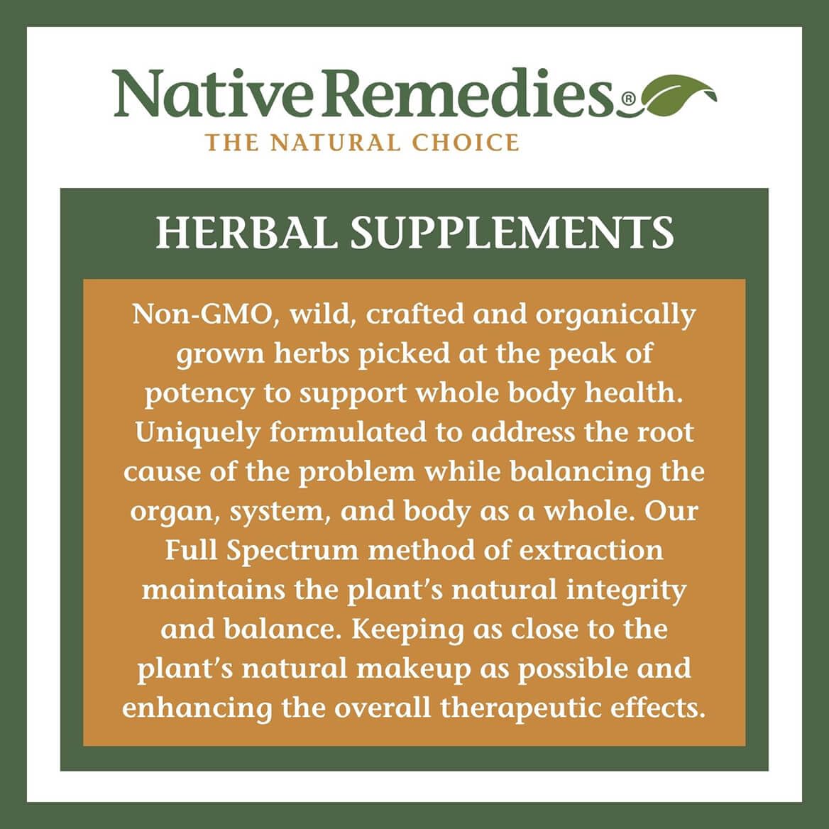 Native Remedies Natural Moves packaging and bottle overview