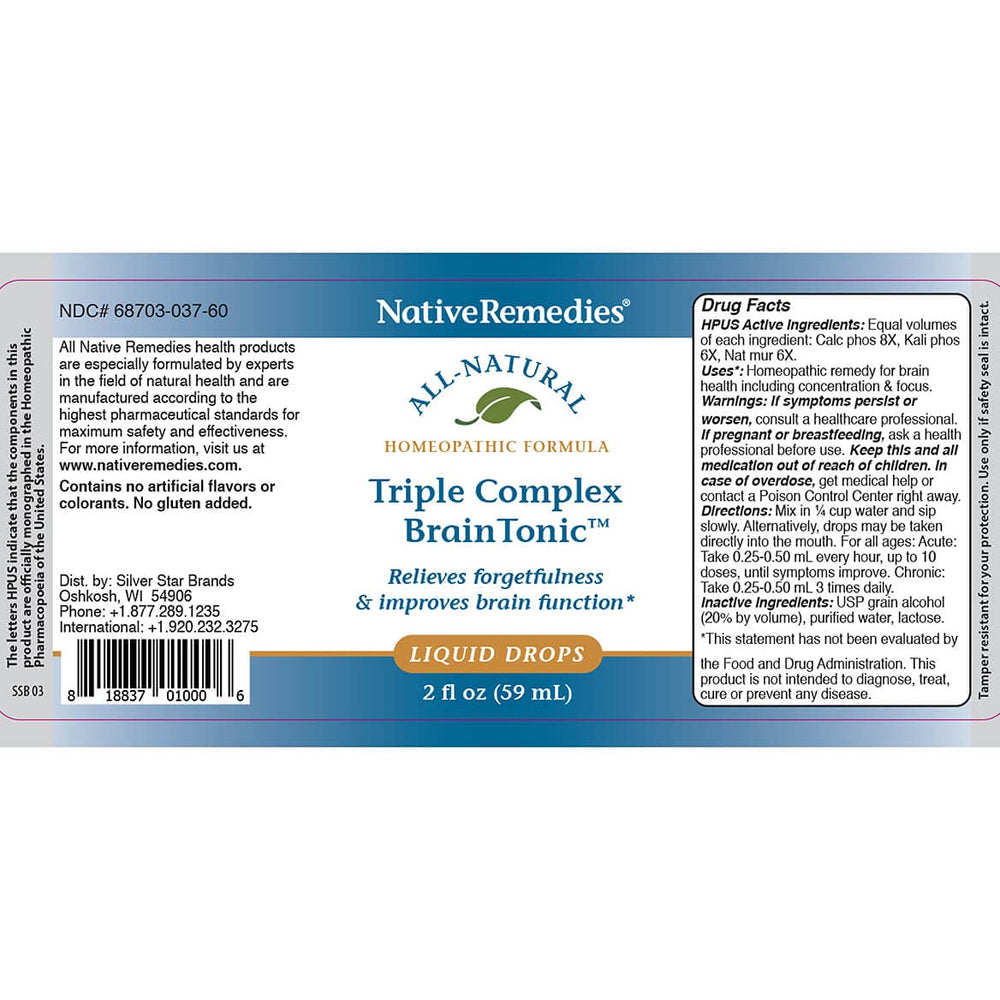 Native Remedies packaging demonstrates quality manufacturing and safety