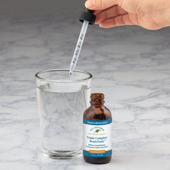 Native Remedies Triple Complex Brain Tonic tincture close-up with dropper
