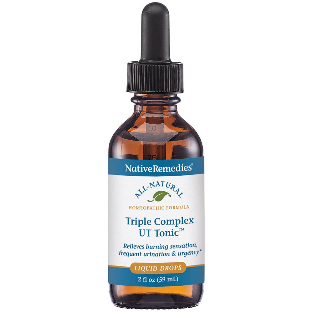 Native Remedies UT Tonic bottle, convenient liquid form for on-the-go urinary support.
