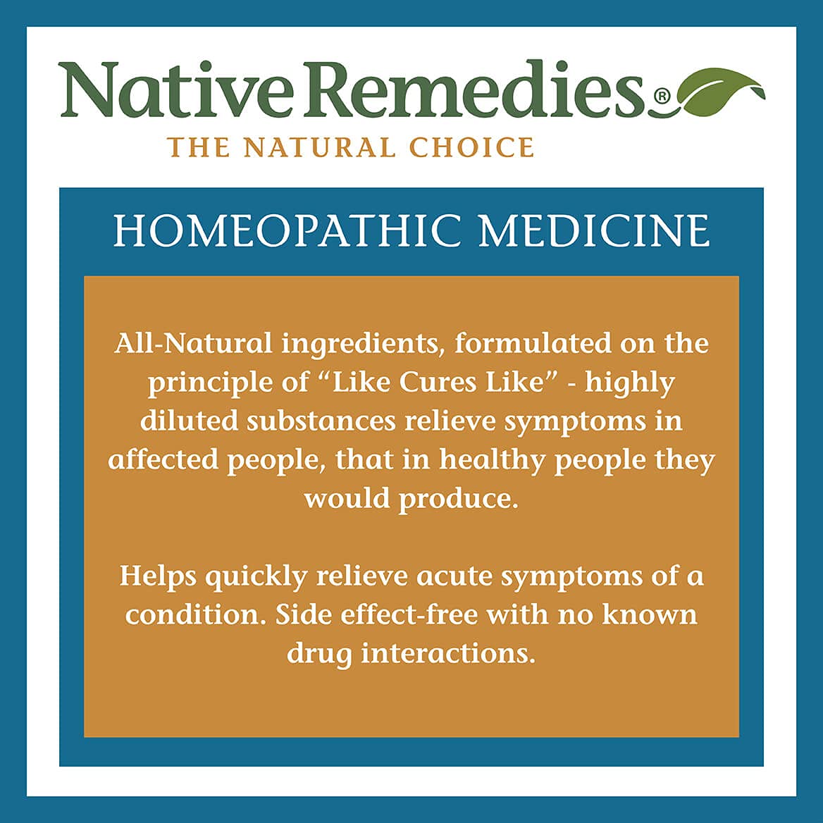 Native Remedies UT Tonic packaging box ready for shelf display.