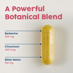 NativePath Berberine capsules pour into hand for easy daily intake.