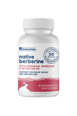 NativePath Berberine bottle and capsules for metabolism support.