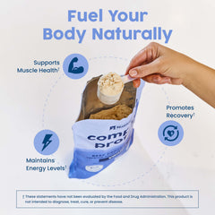 NativePath Grass-fed Beef Protein MCT boost bottle emphasizes energy-friendly formula.