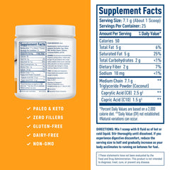NativePath MCT Powder unflavored, dissolves easily with no grit