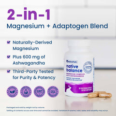 NativePath Native Balance capsules close-up shows gentle digestion.