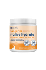 NativePath Native Hydrate bottle being poured for clean hydration.