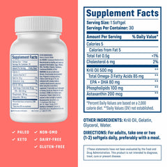 NativePath Antarctic krill oil softgels arranged for daily use.