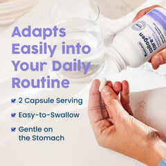 NativePath Collagen Care+ daily routine scene with capsules