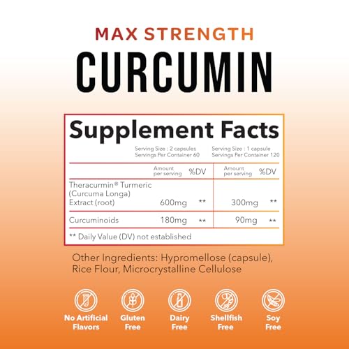 Natleo Theracurmin bottle back label highlights gluten-free and GMO-free quality