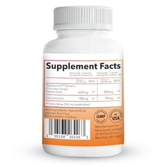 Natleo Theracurmin capsules close-up with small, easy-to-swallow dosage