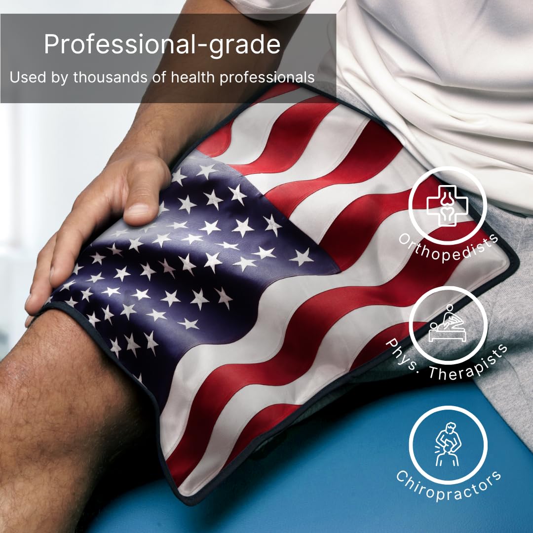 Double-sealed exterior helps prevent leaks in FlexiKold ice pack.