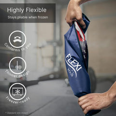 Large 10.5 by 14.5 inch design supports broad-area cooling.