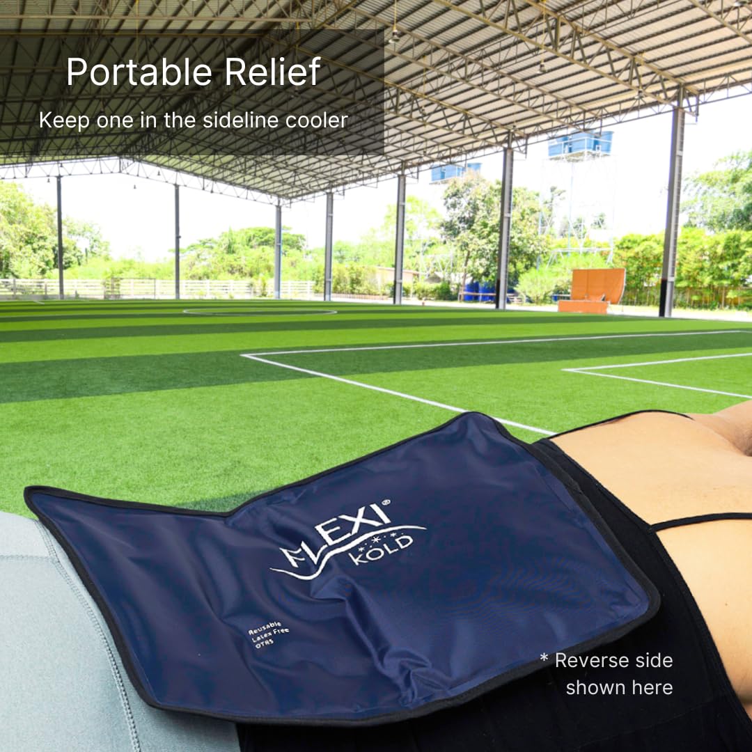 Soft nylon exterior provides durable, reusable cold therapy.