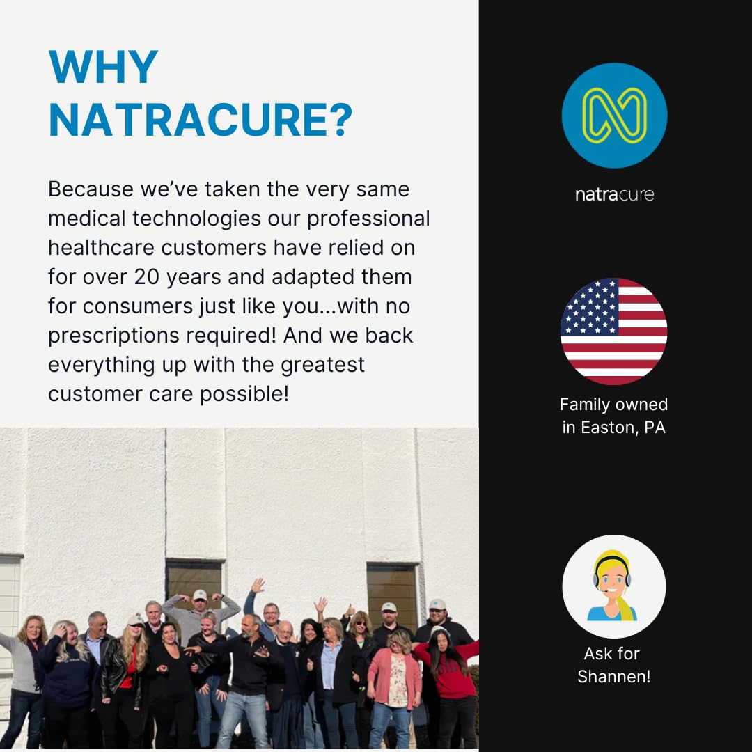 Family-owned NatraCure brand packaging and product care
