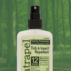 Natrapel outdoor adventure packaging emphasizing convenience and protection