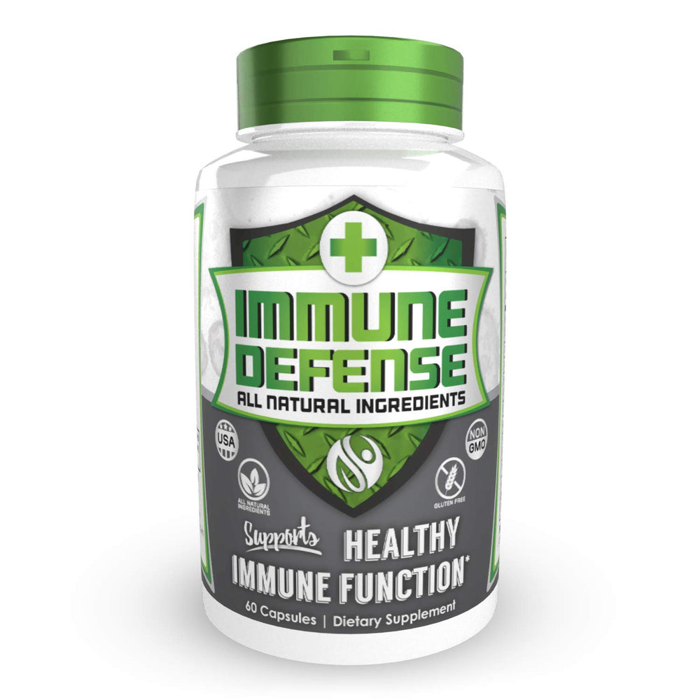Natrium Health Immune Defense capsules jar showing daily immune support packaging