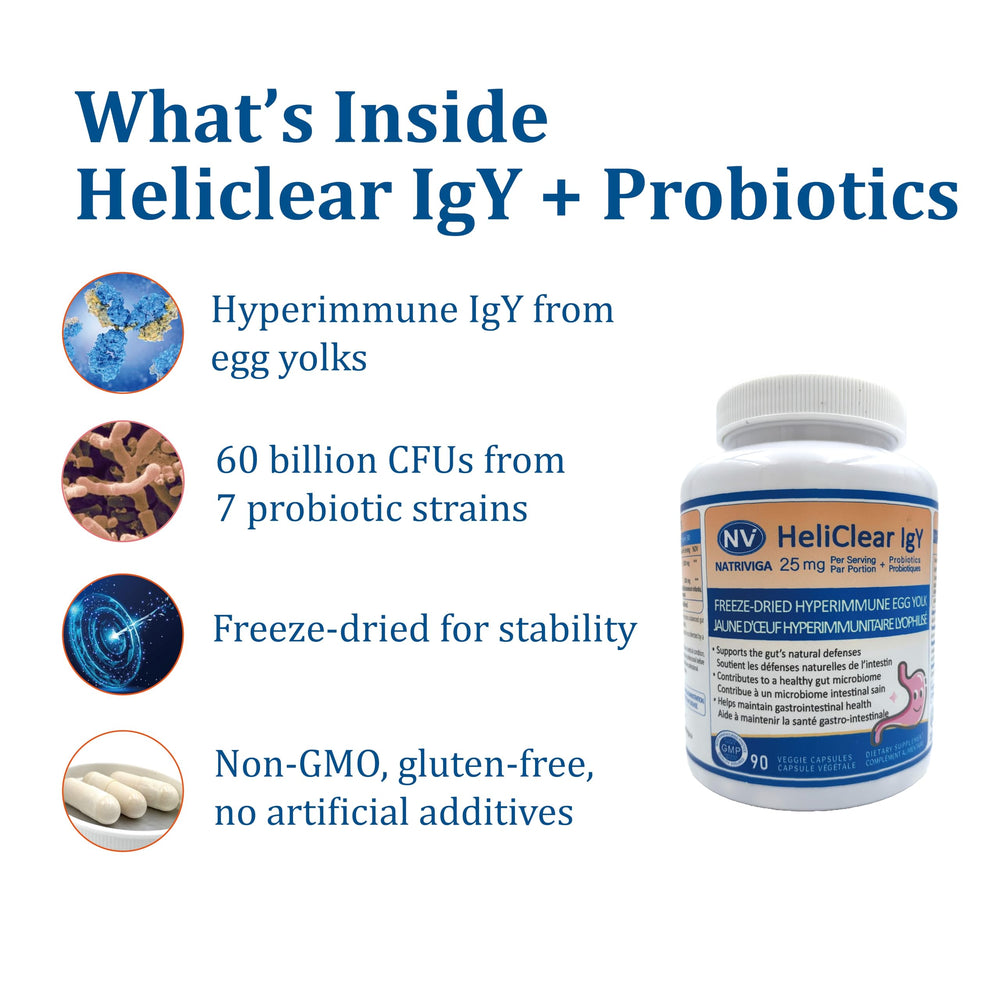 NATRIVIGA Heliclear capsules closeup highlighting easy-to-swallow daily capsules