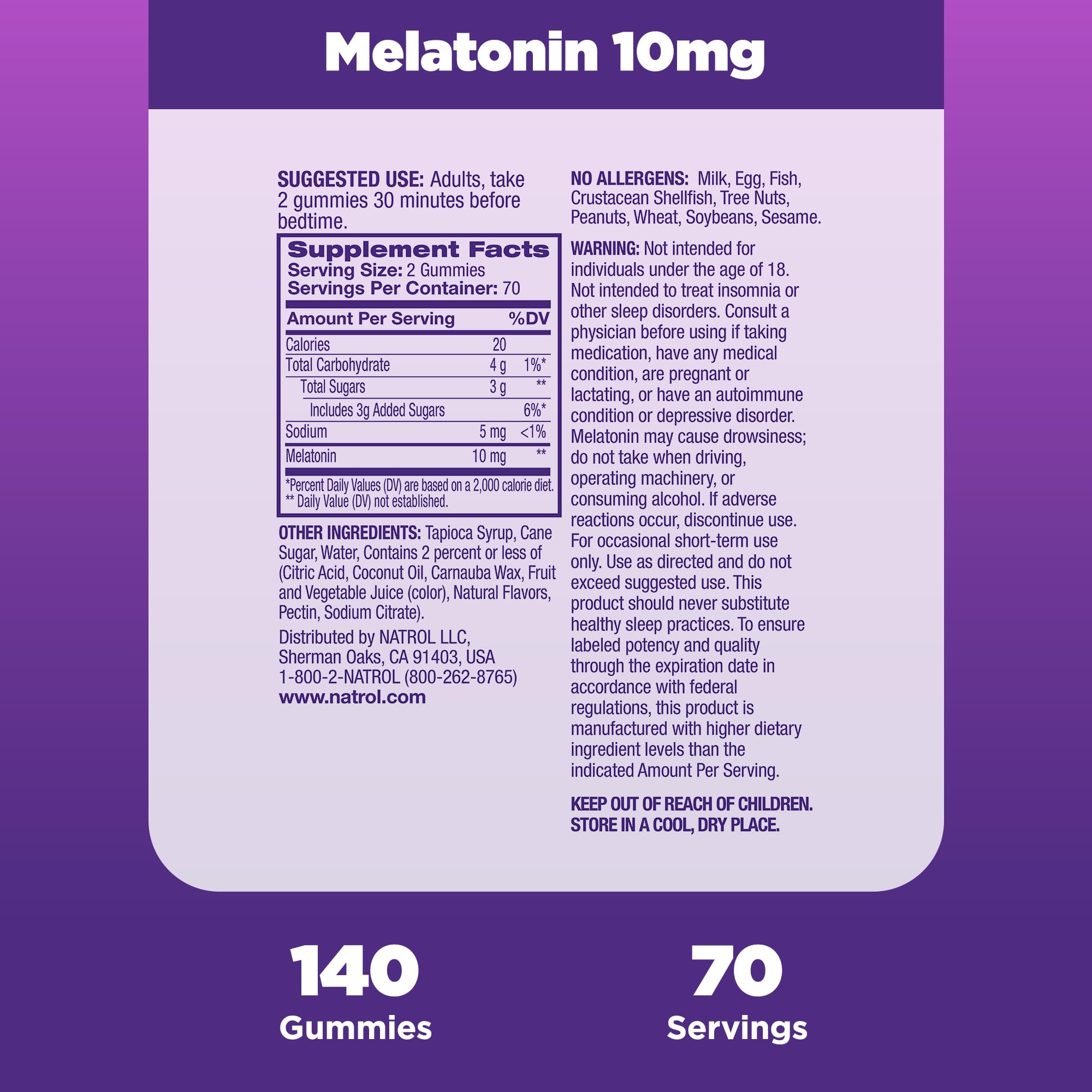 Natrol bedtime routine with gummies suggesting a simple nightly habit