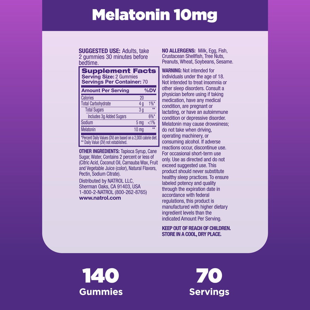 Natrol bedtime routine with gummies suggesting a simple nightly habit