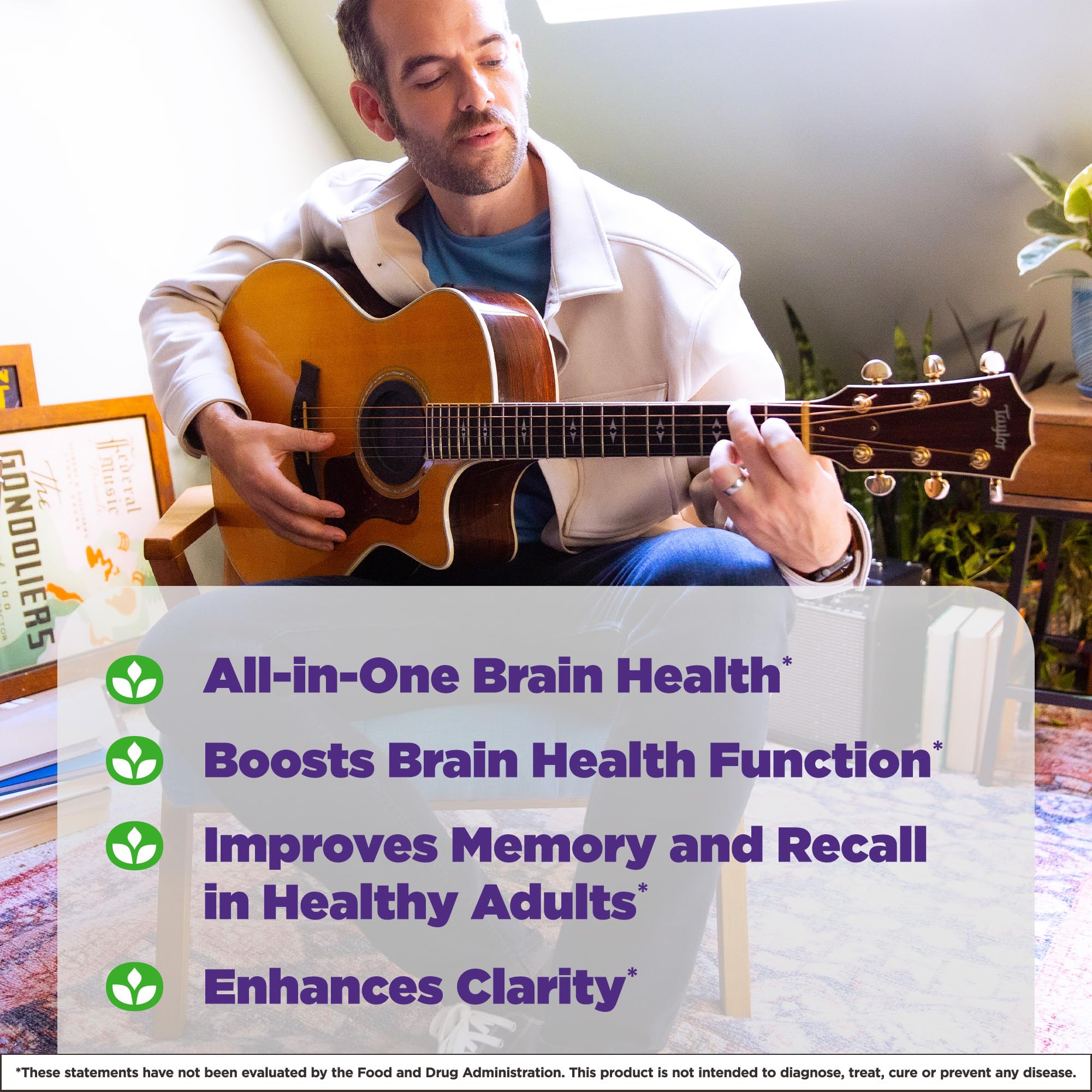 Natrol Cognium Complete label close-up highlights drug-free ingredients