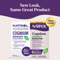 Silkworm protein ingredient in Natrol Cognium Memory supports memory function.