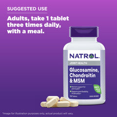 Natrol Glucosamine Chondroitin MSM pack of 12 boxes for mobility-focused customers.
