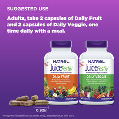 Natrol JuiceFestiv fits busy daily routines during meals