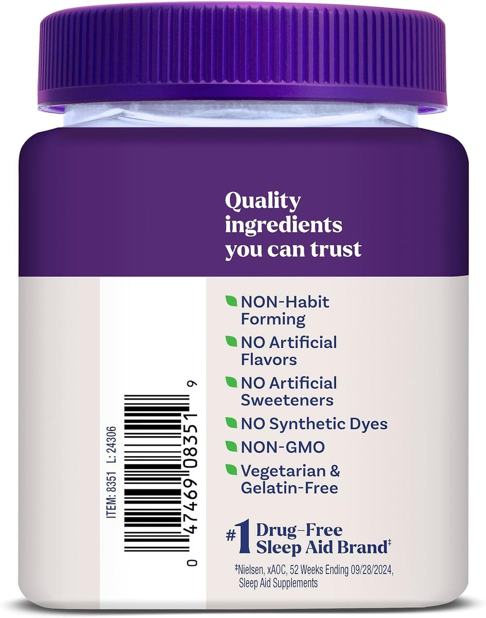 Natrol Magnesium Glycinate 30-day supply label signals value.