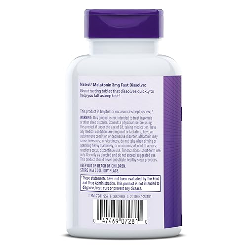 Natrol melatonin 3mg strawberry fast-dissolve tablets are vegetarian and dairy-free.