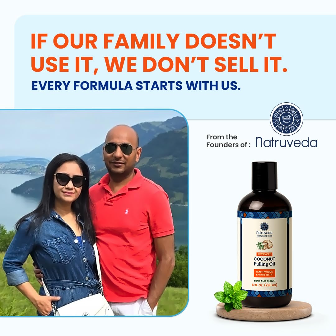 Natruveda ingredients list features triple-oil blend and mint.