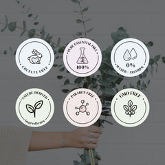 Natscent Diffuser oil arrangement highlights premium fragrance blends.