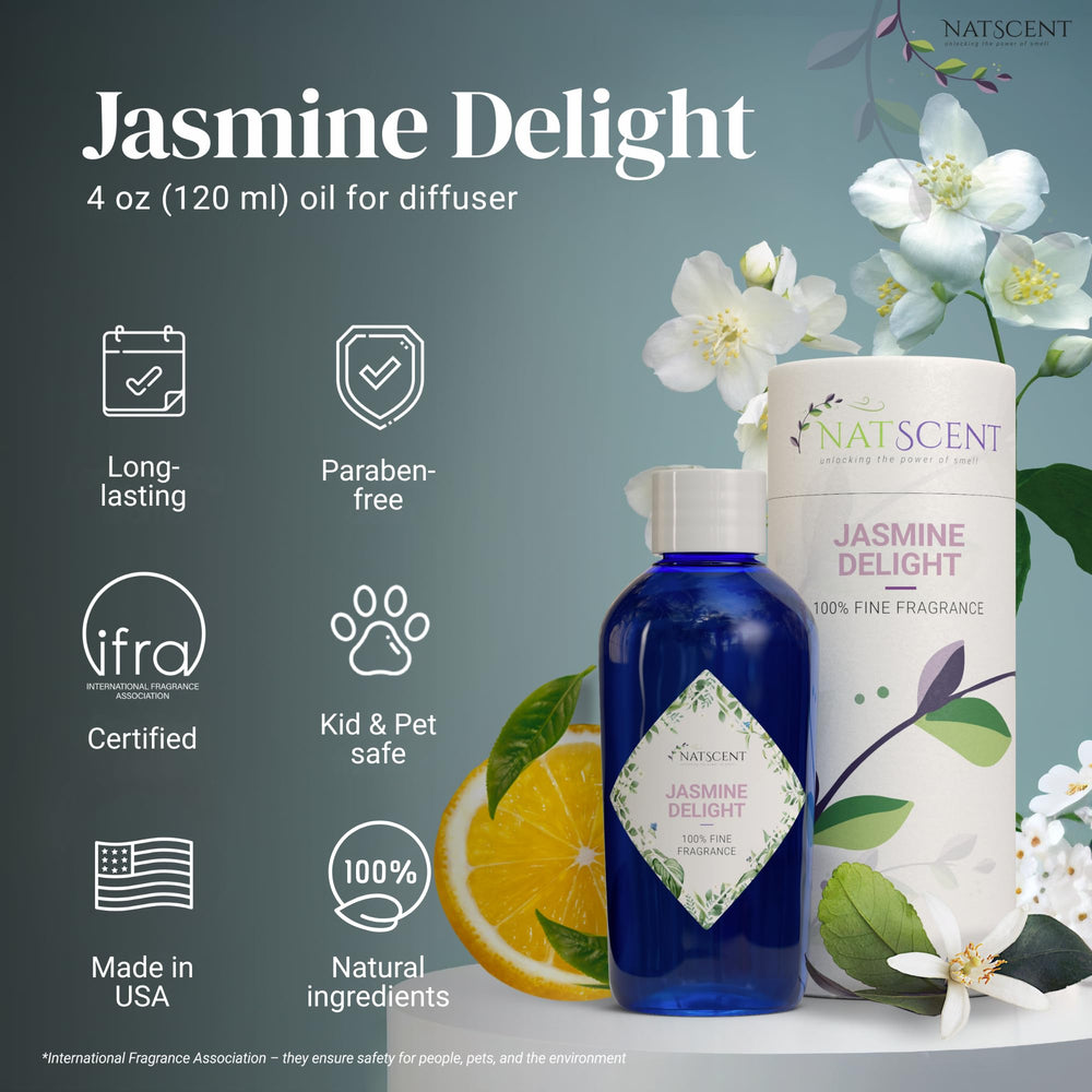 Natscent Jasmine Delight bottle cap close-up highlighting secure lid