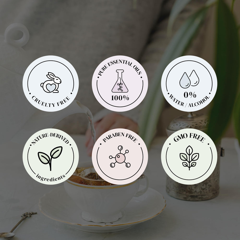 Natscent White Tea diffuser packaging emphasizes USA-made quality.
