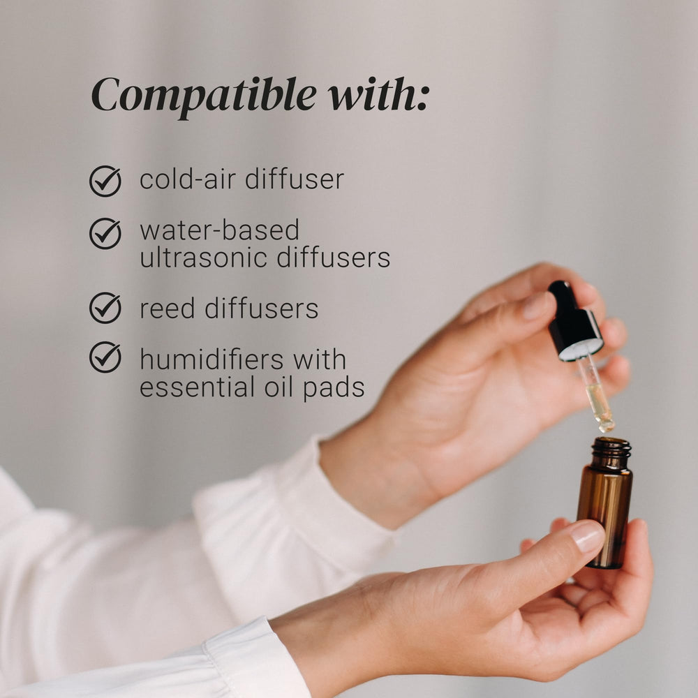 Natscent White Tea glass bottle showcases premium, safe aromatics